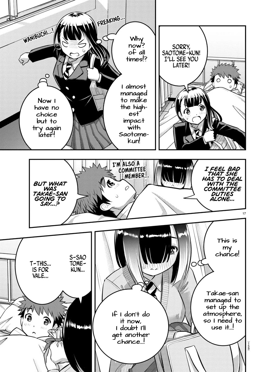 Yankee JK KuzuHana-chan Chapter 78 page 17 - Chapter 78: Childhood friend on Valentine's day