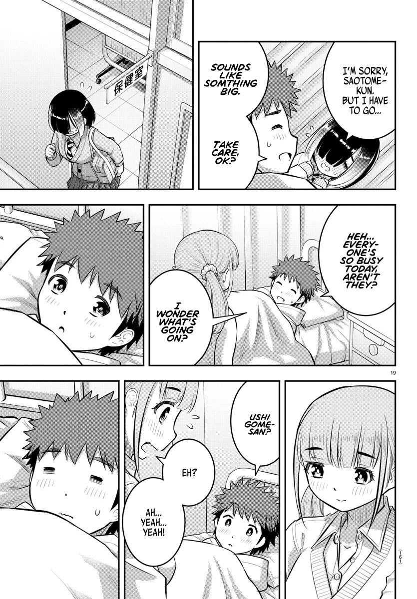 Yankee JK KuzuHana-chan Chapter 78 page 19 - Chapter 78: Childhood friend on Valentine's day