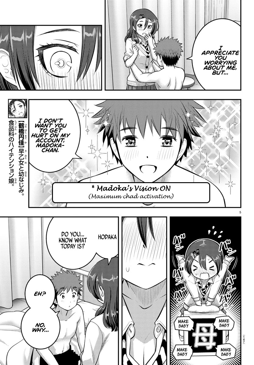 Yankee JK KuzuHana-chan Chapter 78 page 5 - Chapter 78: Childhood friend on Valentine's day