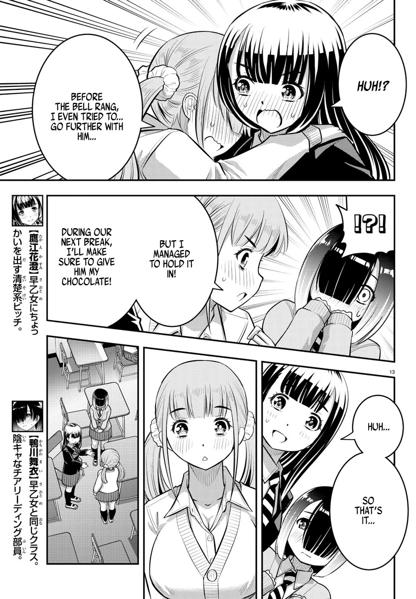 Yankee JK KuzuHana-chan Chapter 79 page 13 - Chapter 79: The Case of Ushigome-chan on Valentine's