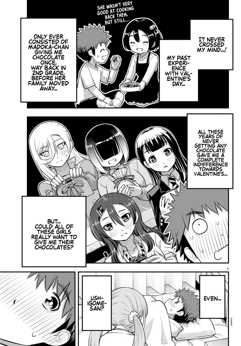 Yankee JK KuzuHana-chan Chapter 79 page 5 - Chapter 79: The Case of Ushigome-chan on Valentine's