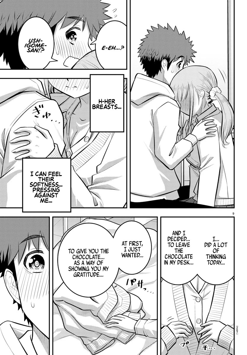 Yankee JK KuzuHana-chan Chapter 79 page 9 - Chapter 79: The Case of Ushigome-chan on Valentine's