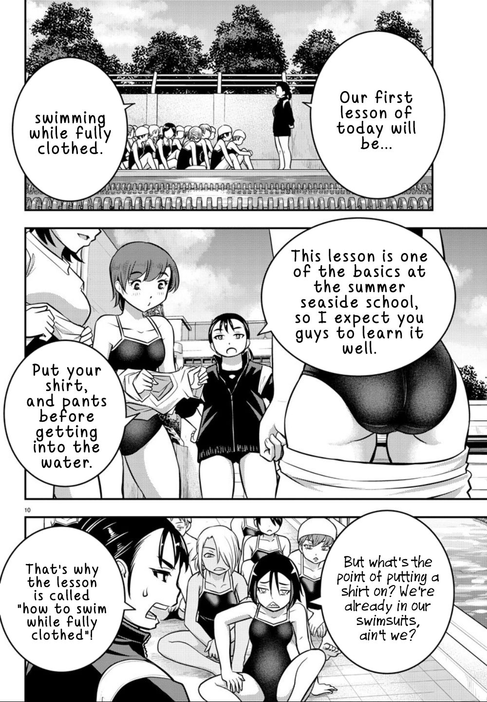 Yankee JK KuzuHana-chan Chapter 8 page 11 - Chapter 8: Pools Open