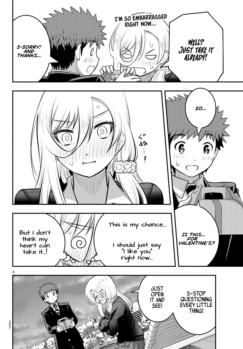 Yankee JK KuzuHana-chan Chapter 81 page 8 - Chapter 81: The Case of the Yankee JK on Valentine's Day