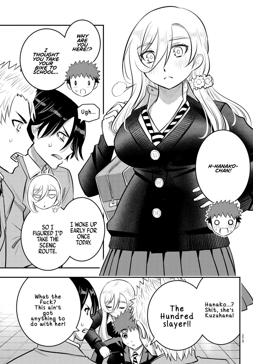 Yankee JK KuzuHana-chan Chapter 88 page 15 - Chapter 88: Second Year in Moteshiro High