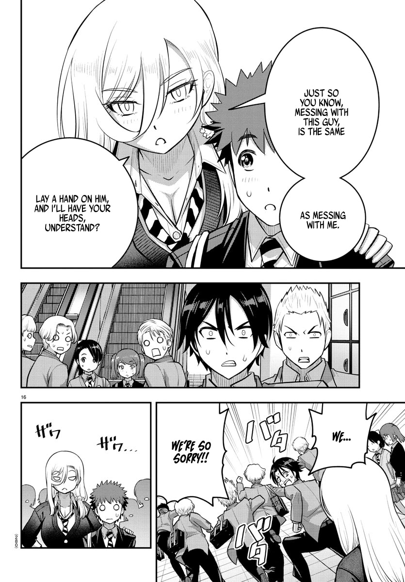 Yankee JK KuzuHana-chan Chapter 88 page 16 - Chapter 88: Second Year in Moteshiro High
