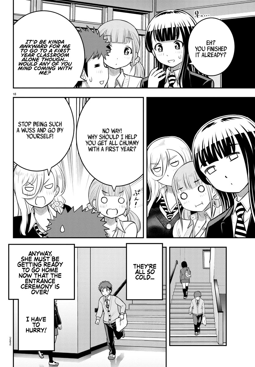 Yankee JK KuzuHana-chan Chapter 88 page 18 - Chapter 88: Second Year in Moteshiro High
