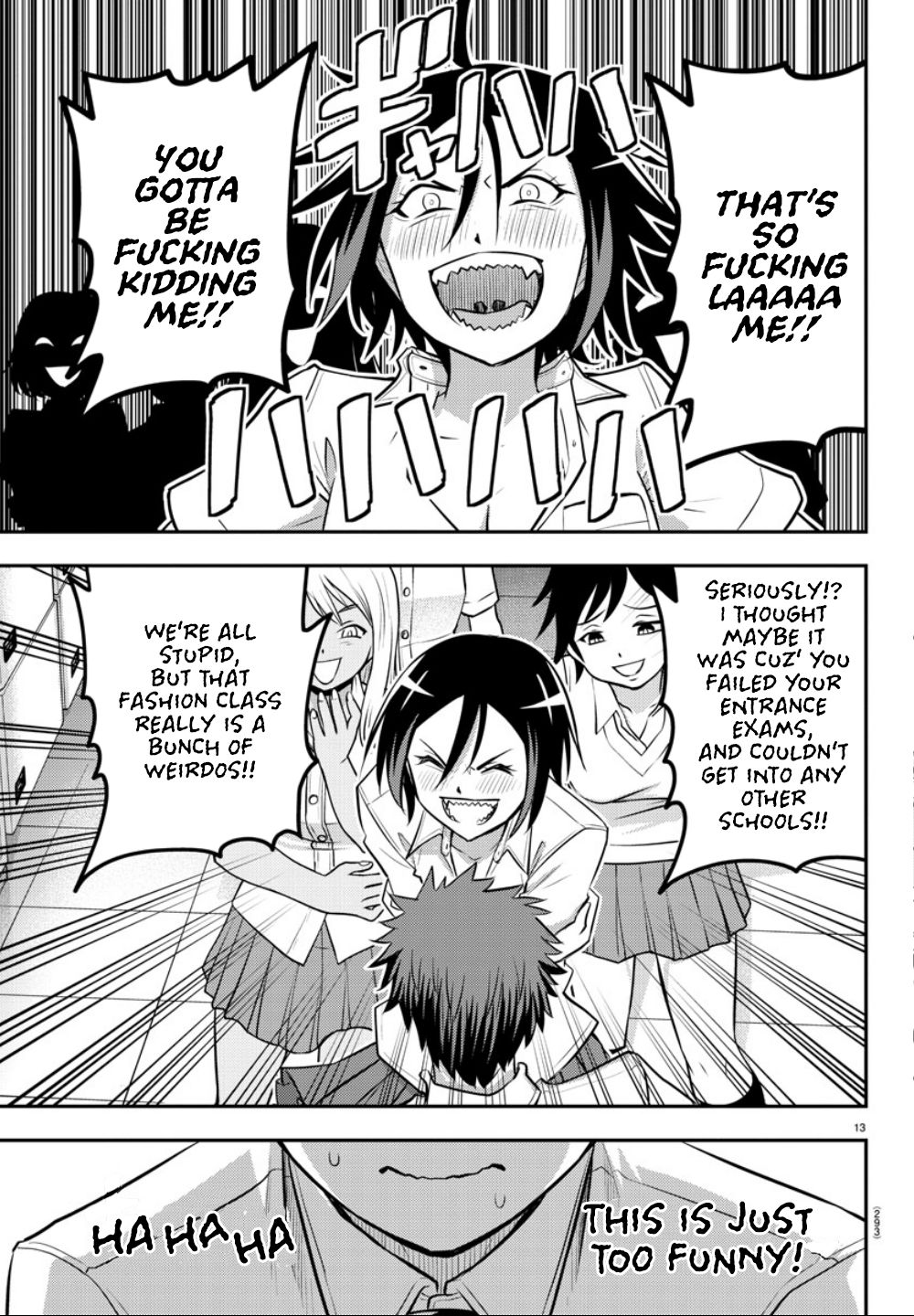 Yankee JK KuzuHana-chan Chapter 9 page 14 - Chapter 9: VS. The Business Class