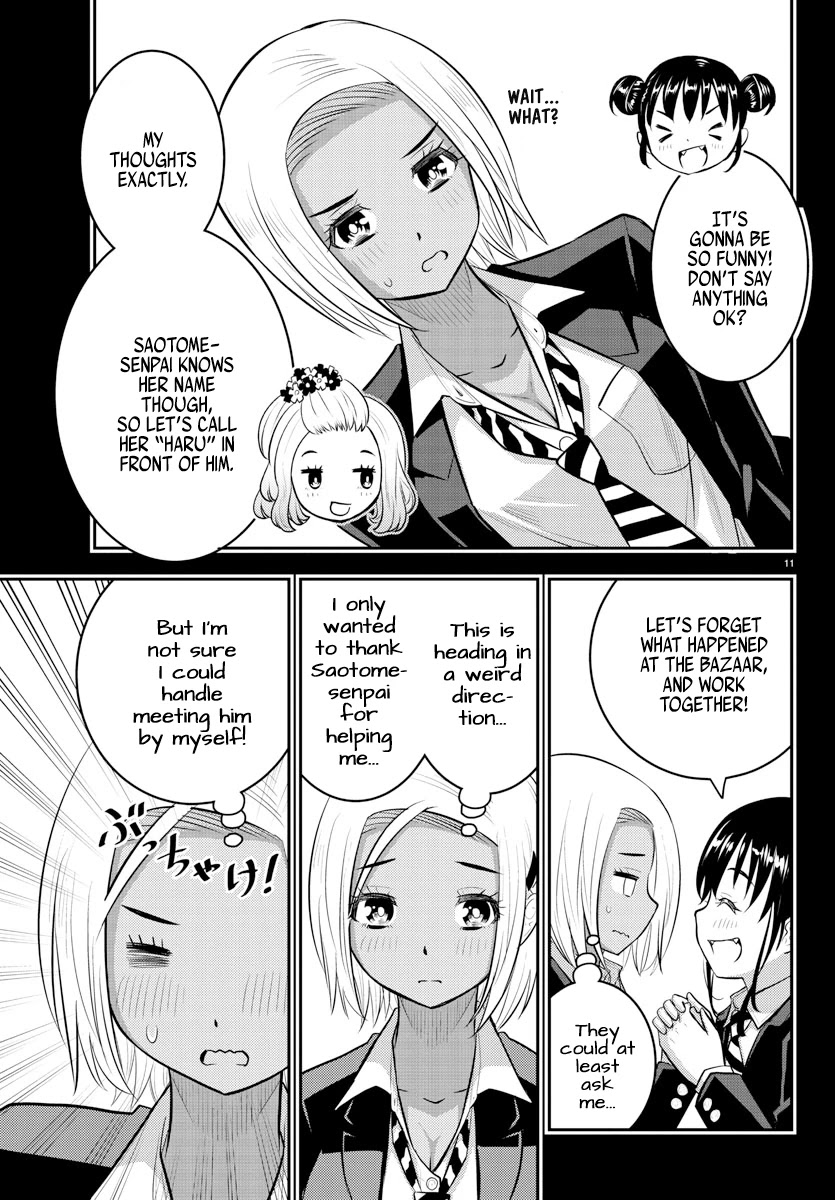 Yankee JK KuzuHana-chan Chapter 90 page 11 - Chapter 90: The Attack of the First Years