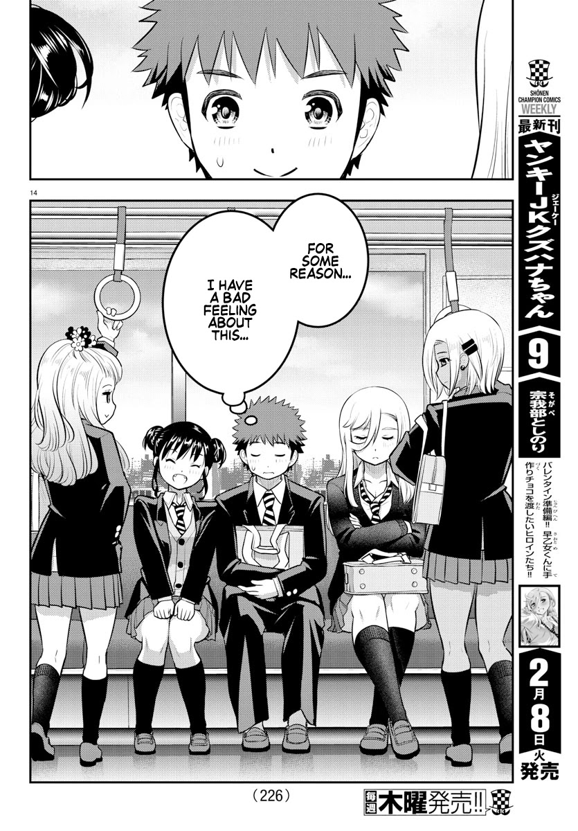 Yankee JK KuzuHana-chan Chapter 90 page 14 - Chapter 90: The Attack of the First Years