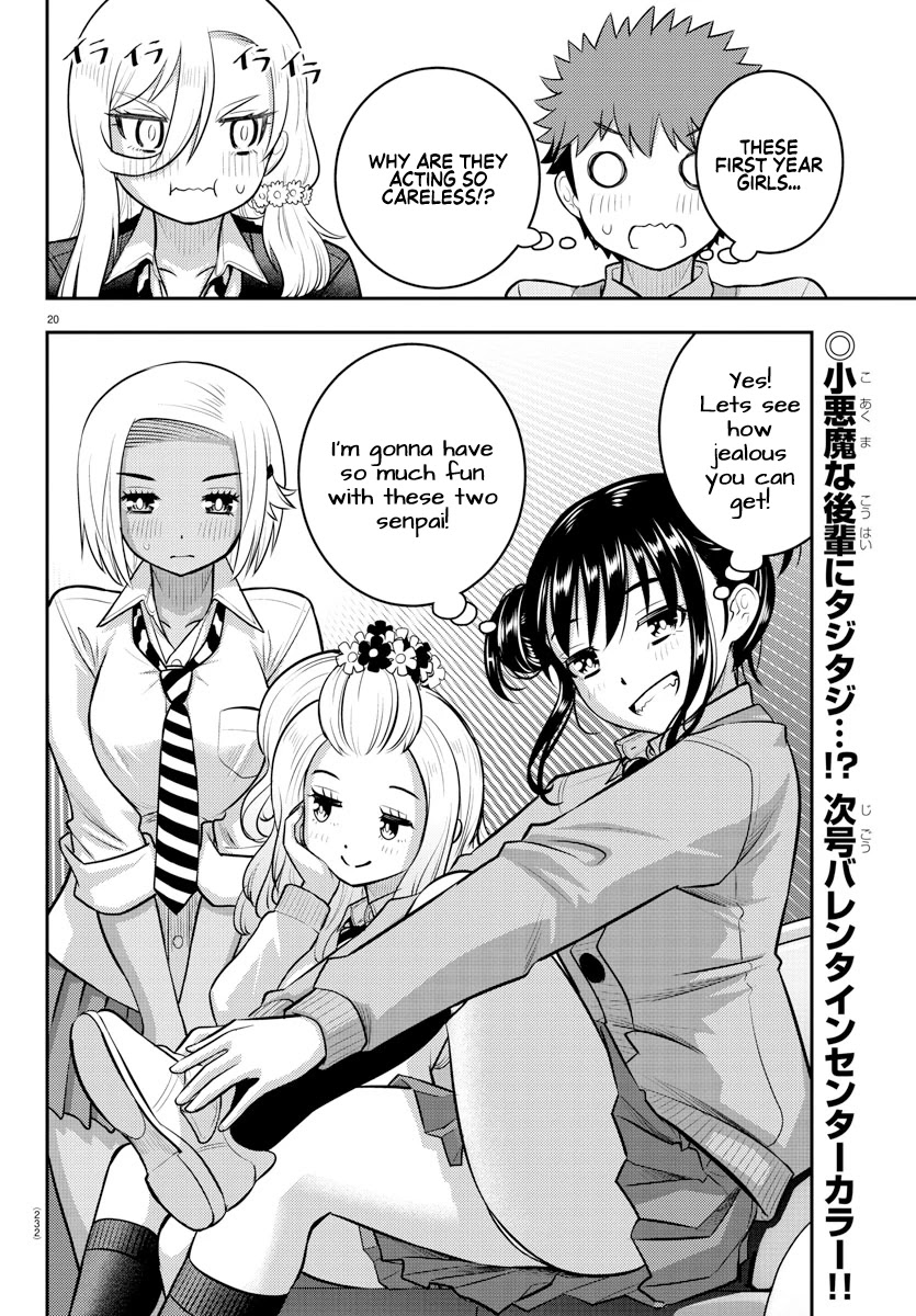 Yankee JK KuzuHana-chan Chapter 90 page 20 - Chapter 90: The Attack of the First Years