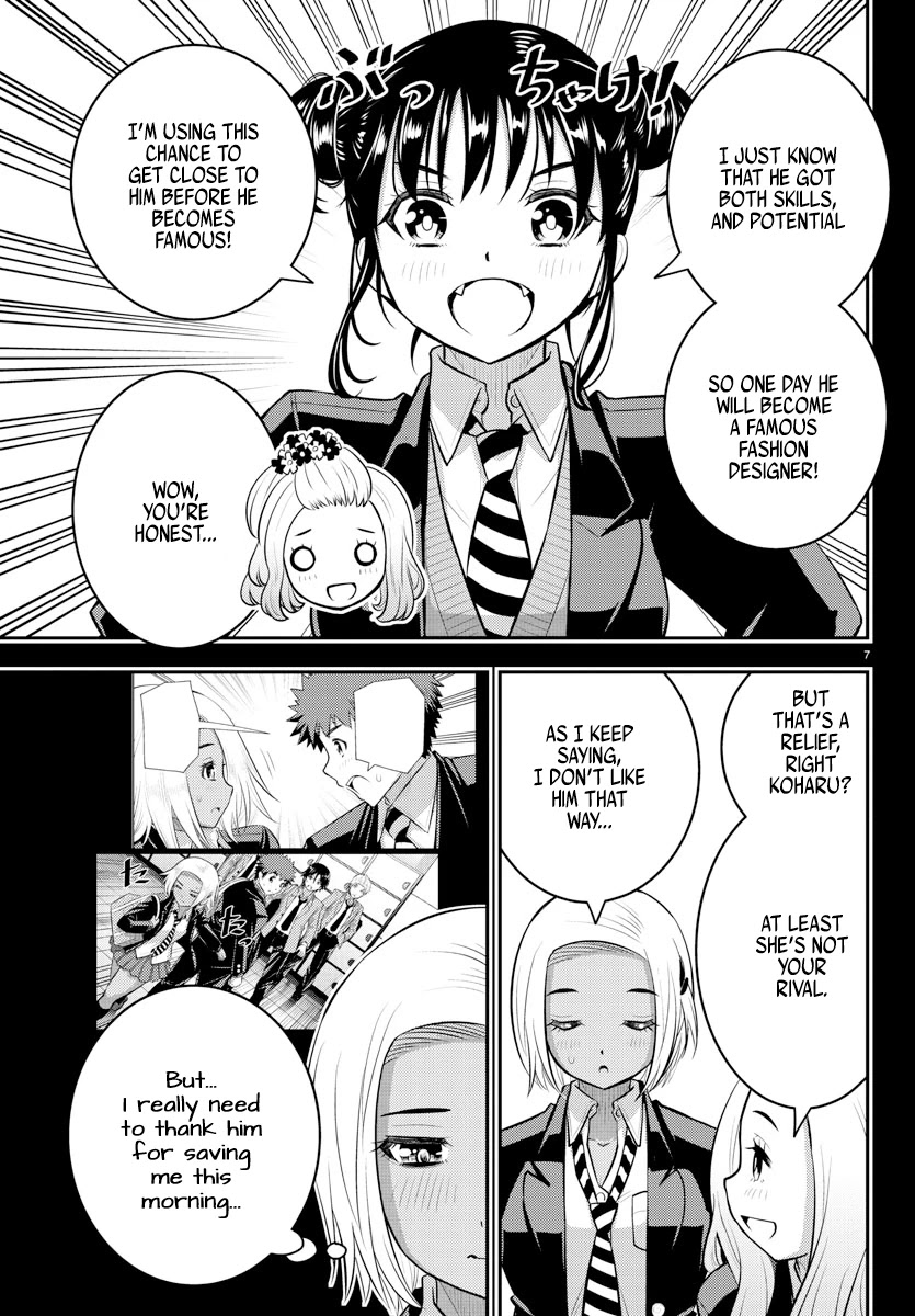 Yankee JK KuzuHana-chan Chapter 90 page 7 - Chapter 90: The Attack of the First Years