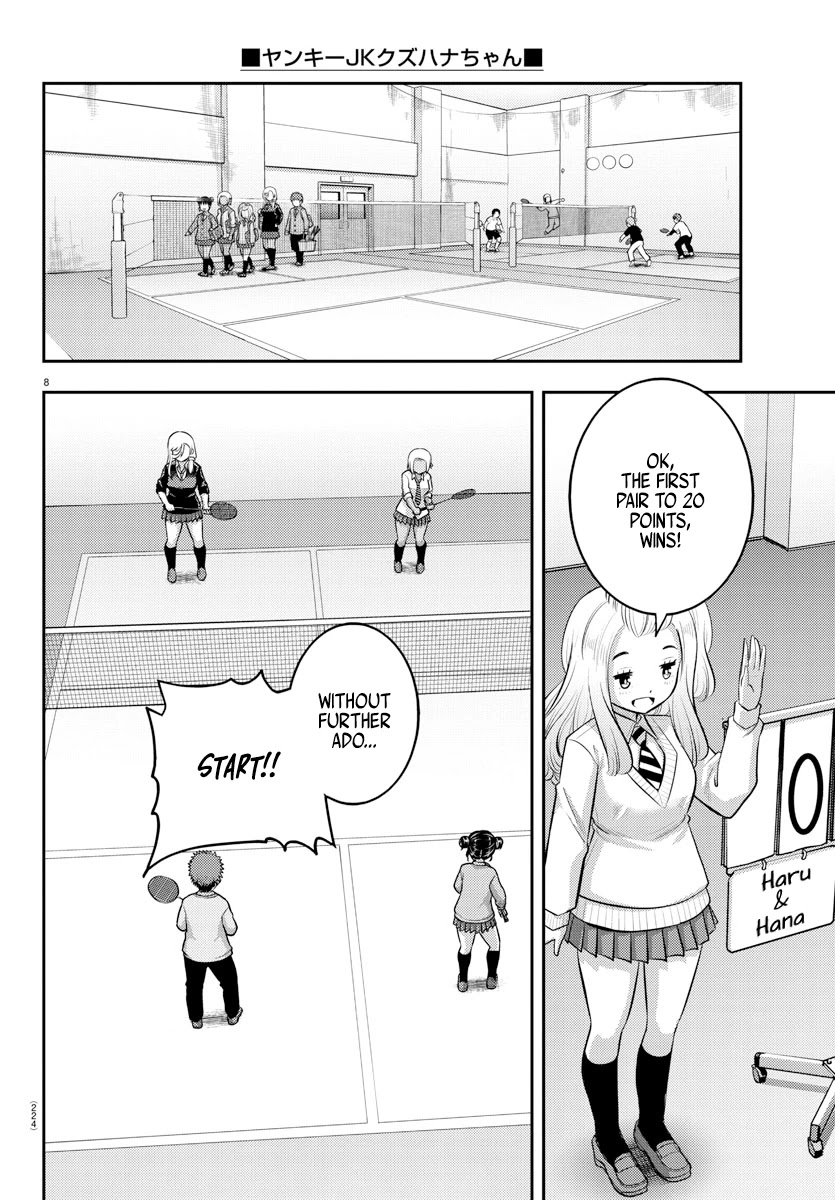 Yankee JK KuzuHana-chan Chapter 92 page 8 - Chapter 92: Pair Match!