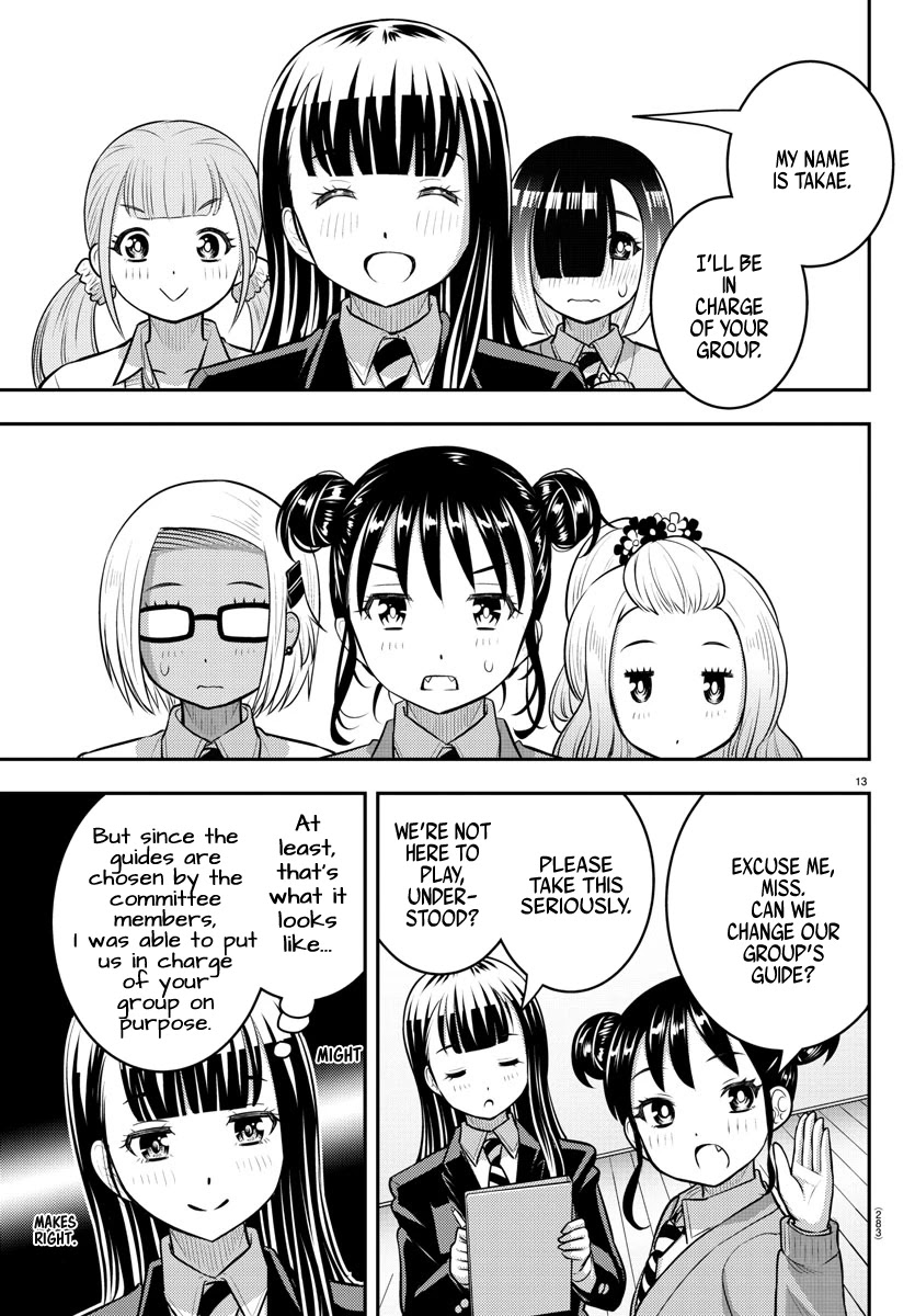 Yankee JK KuzuHana-chan Chapter 94 page 13 - Chapter 94: Class Orientation Showdown