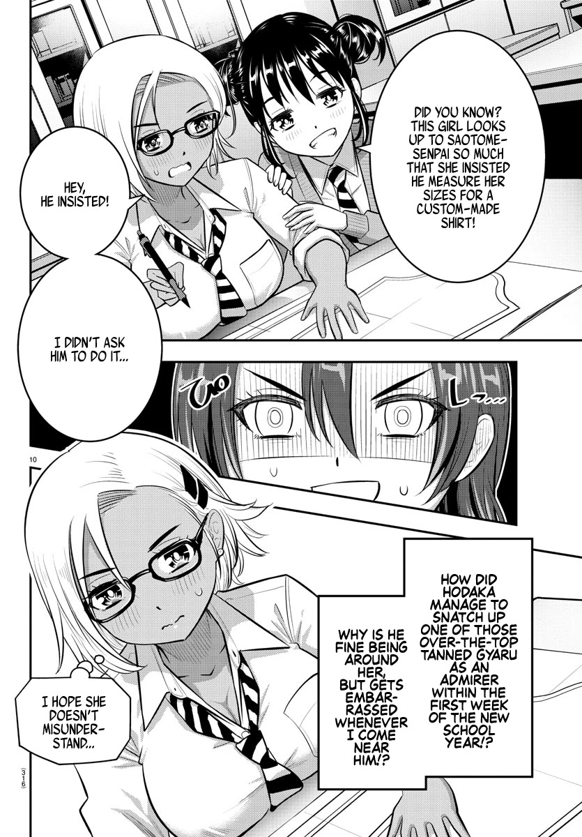 Yankee JK KuzuHana-chan Chapter 97 page 10 - Chapter 97: The Childhood Friend is Concerned