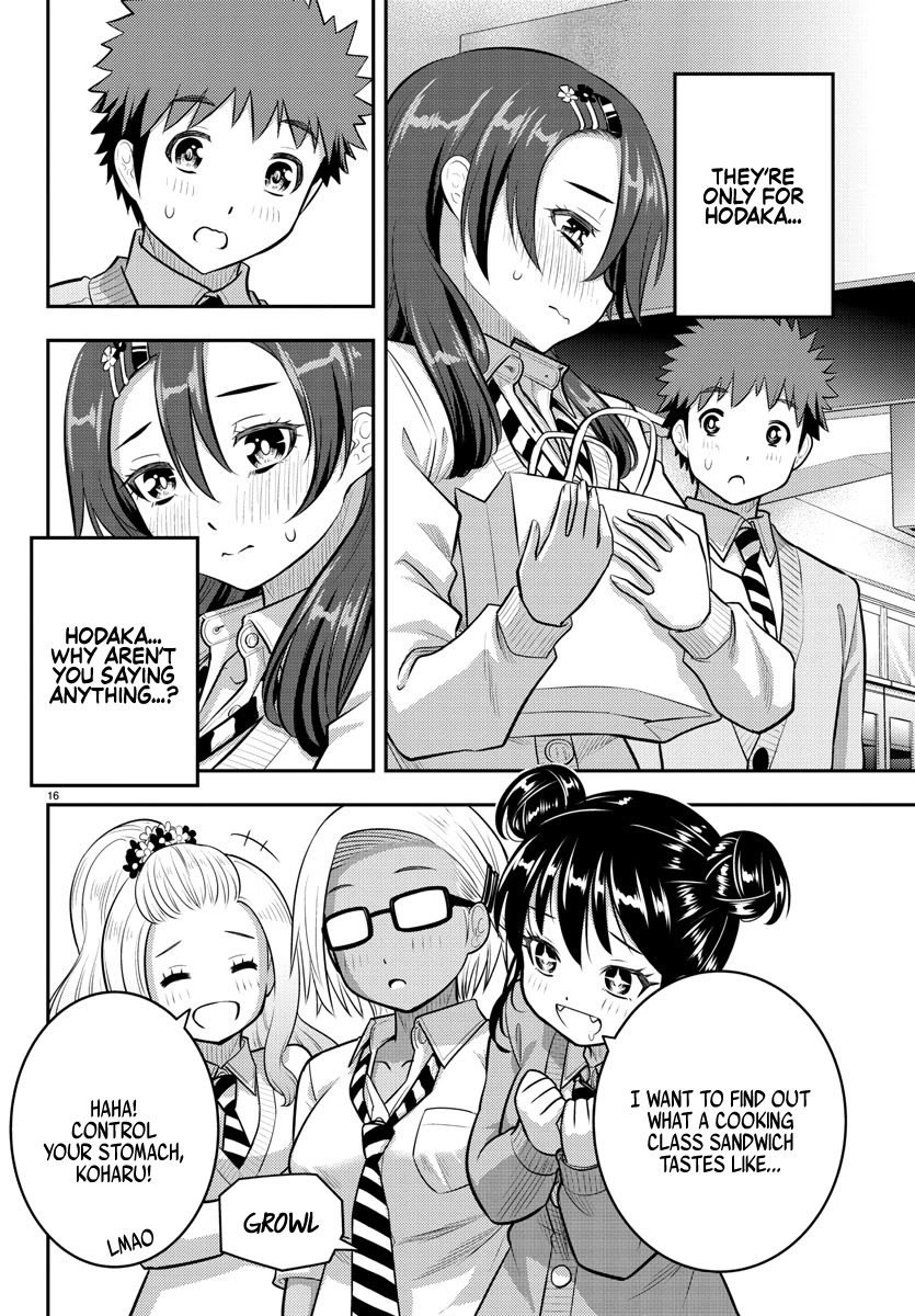 Yankee JK KuzuHana-chan Chapter 97 page 16 - Chapter 97: The Childhood Friend is Concerned