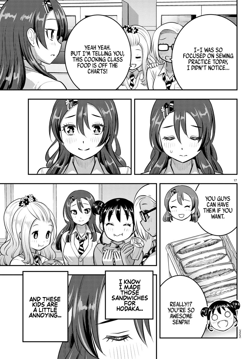 Yankee JK KuzuHana-chan Chapter 97 page 17 - Chapter 97: The Childhood Friend is Concerned