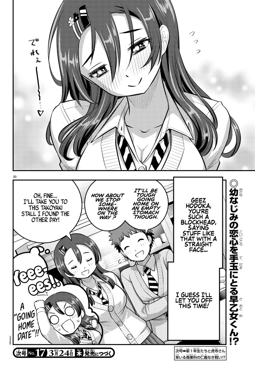 Yankee JK KuzuHana-chan Chapter 97 page 20 - Chapter 97: The Childhood Friend is Concerned