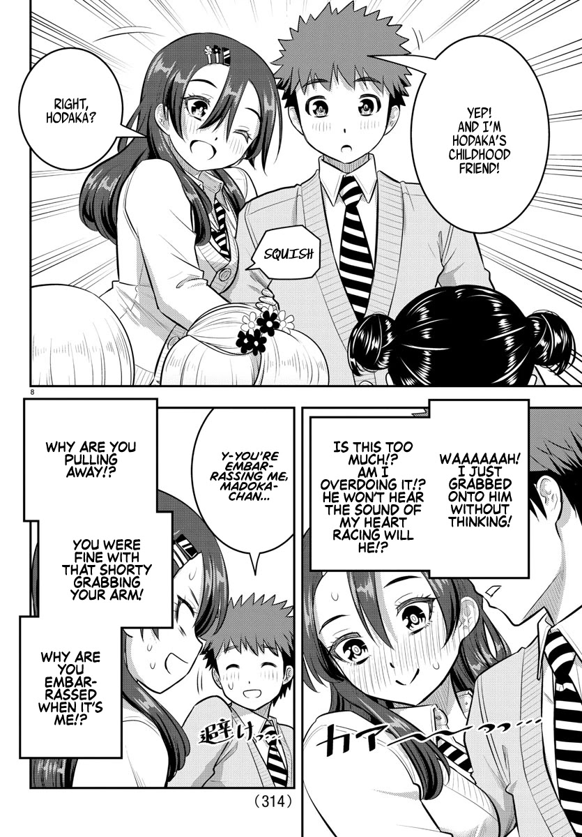 Yankee JK KuzuHana-chan Chapter 97 page 8 - Chapter 97: The Childhood Friend is Concerned