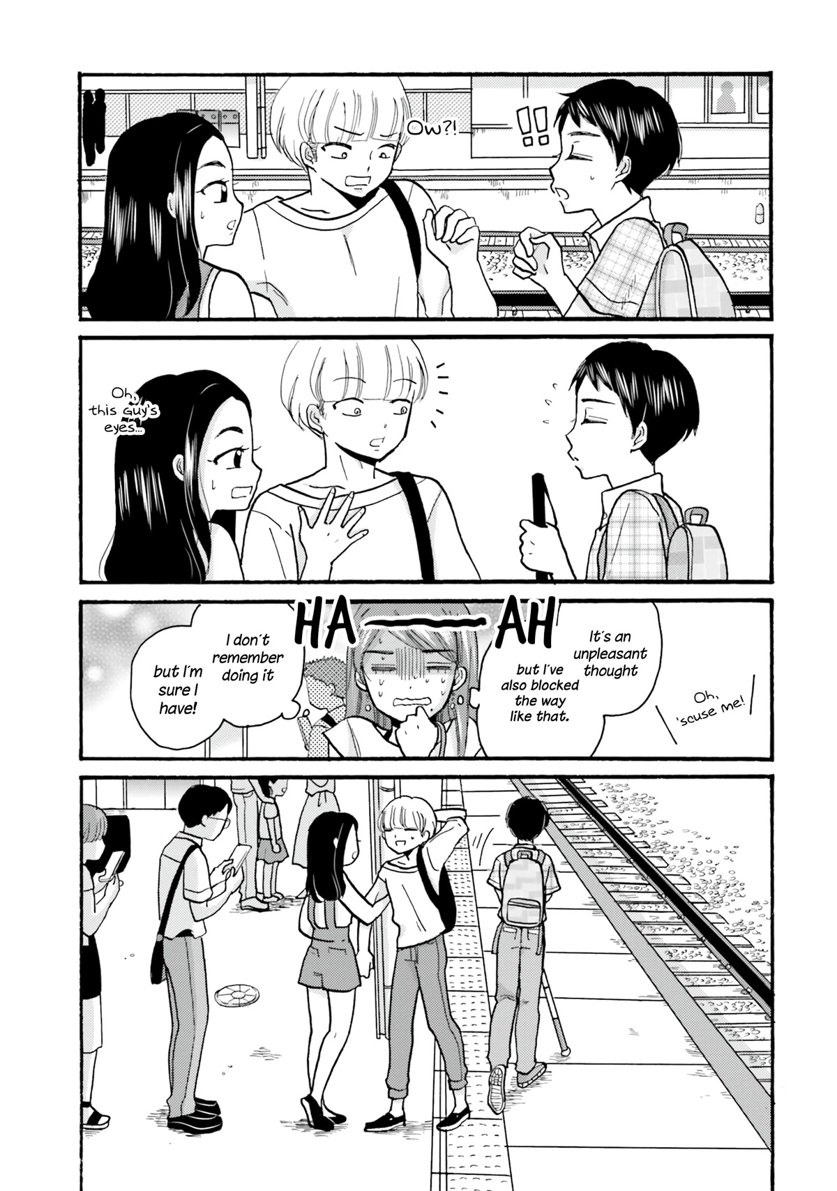 Yankee-kun and the White Cane Girl Chapter 100 page 11 - Chapter 100: Invisible ①