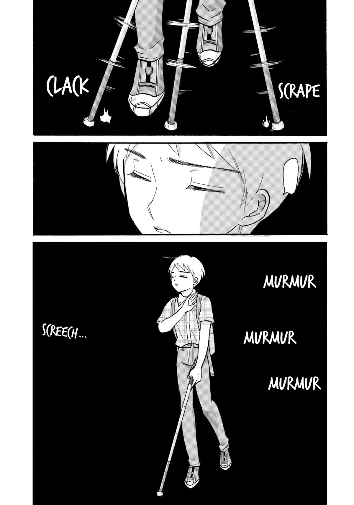 Yankee-kun and the White Cane Girl Chapter 100 page 13 - Chapter 100: Invisible ①