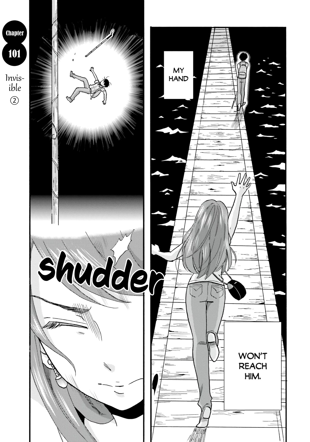 Yankee-kun and the White Cane Girl Chapter 101 page 3 - Chapter 101: Invisible ②
