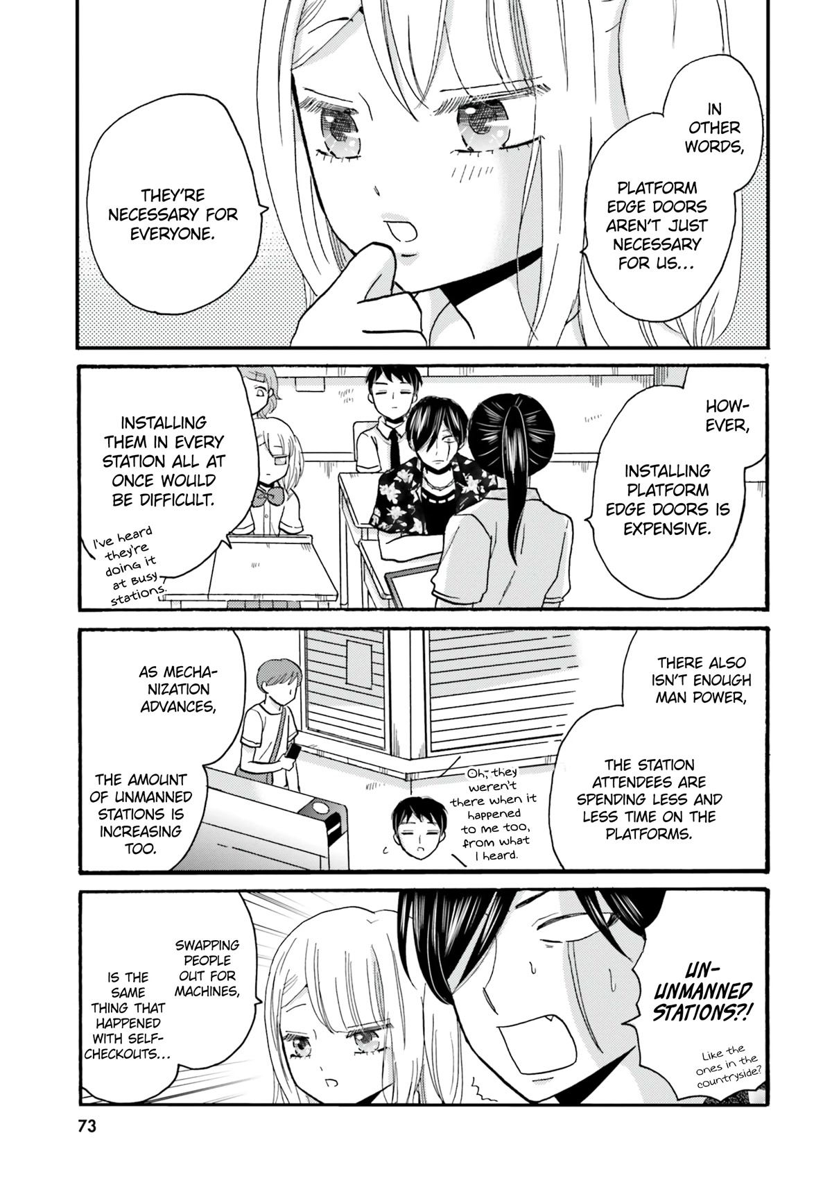 Yankee-kun and the White Cane Girl Chapter 102 page 11 - Chapter 102: One Boat