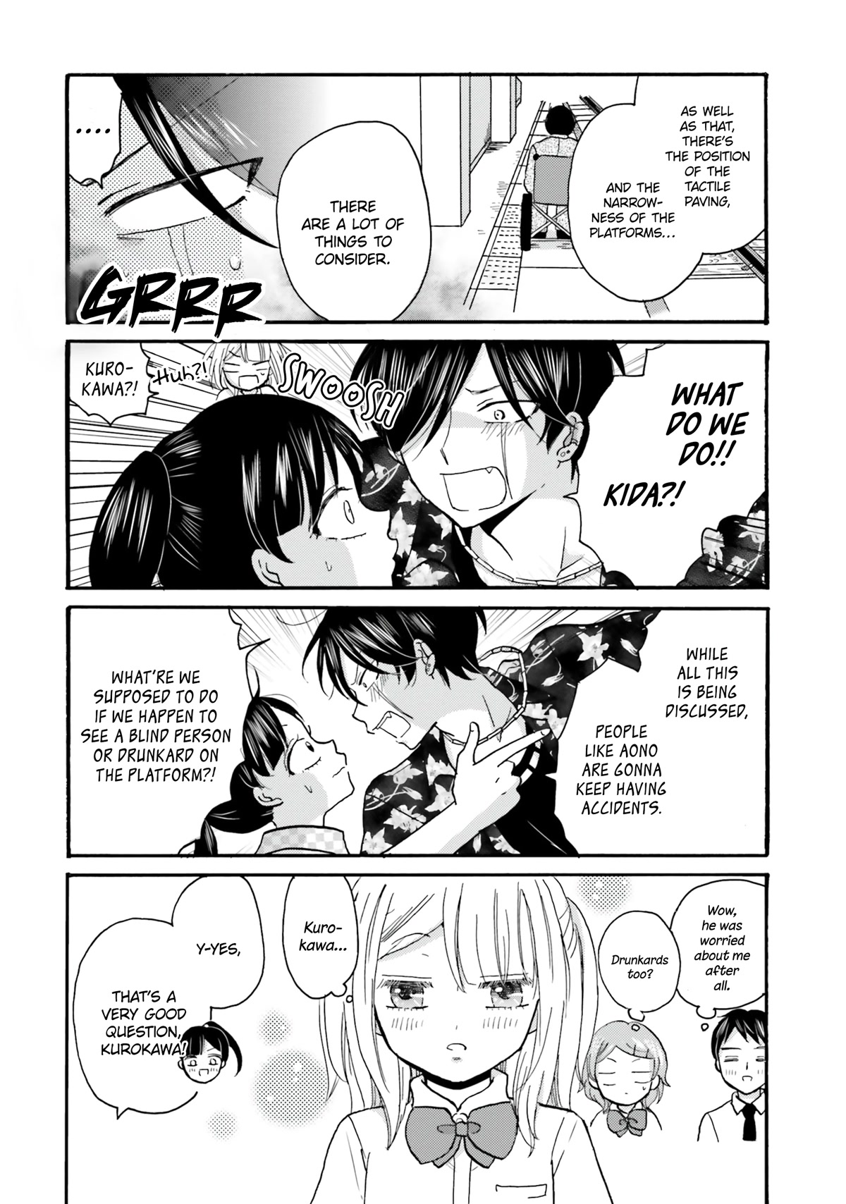 Yankee-kun and the White Cane Girl Chapter 102 page 12 - Chapter 102: One Boat