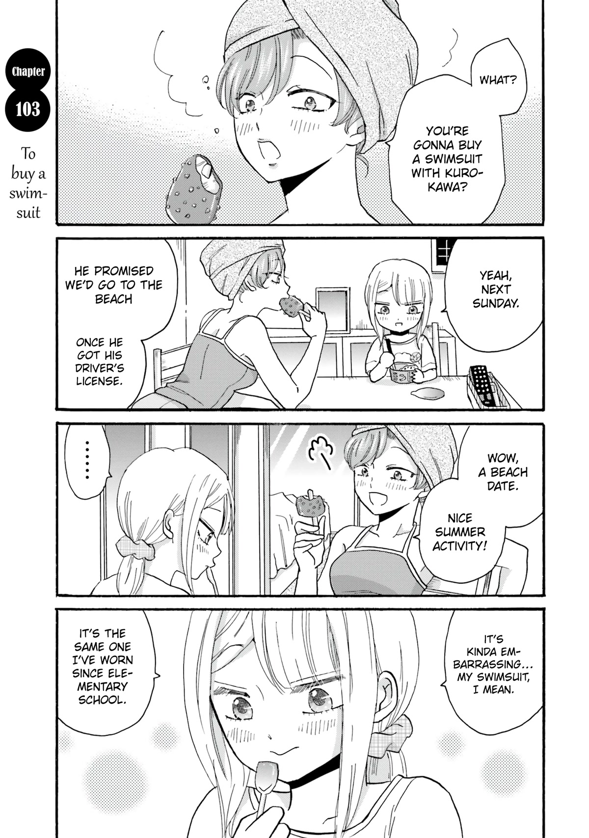 Yankee-kun and the White Cane Girl Chapter 103 page 3 - Chapter 103: To Buy a Swimsuit
