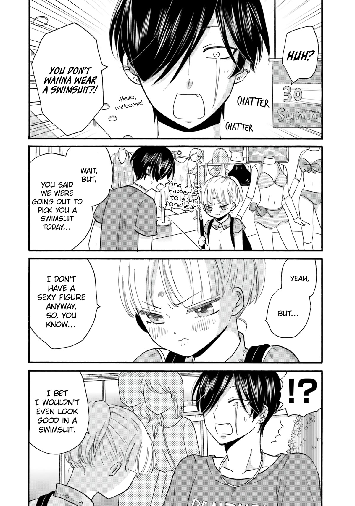 Yankee-kun and the White Cane Girl Chapter 104 page 4 - Chapter 104: To Buy a Swimsuit ②