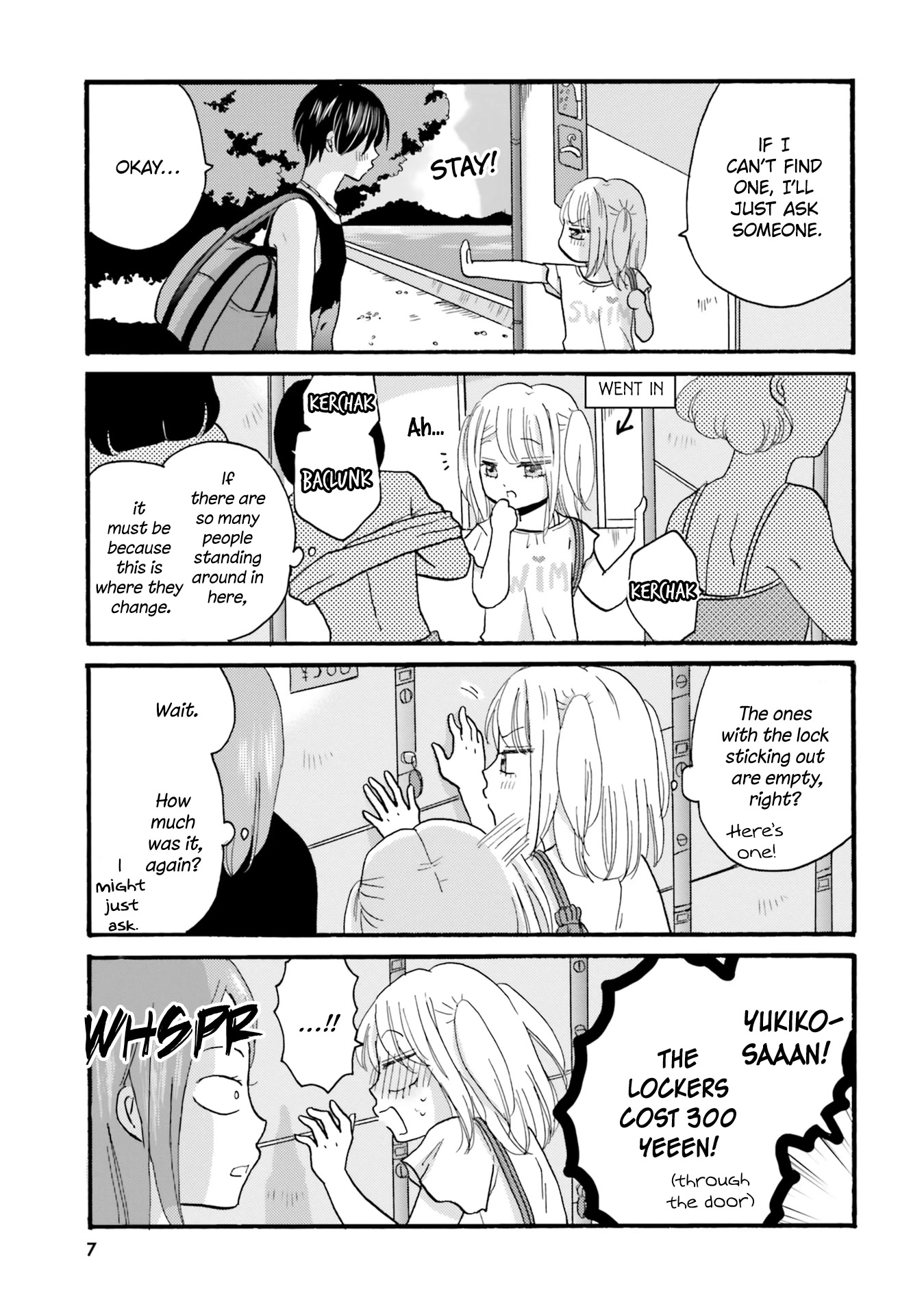 Yankee-kun and the White Cane Girl Chapter 109 page 10 - Chapter 109: First Time at the Beach ①