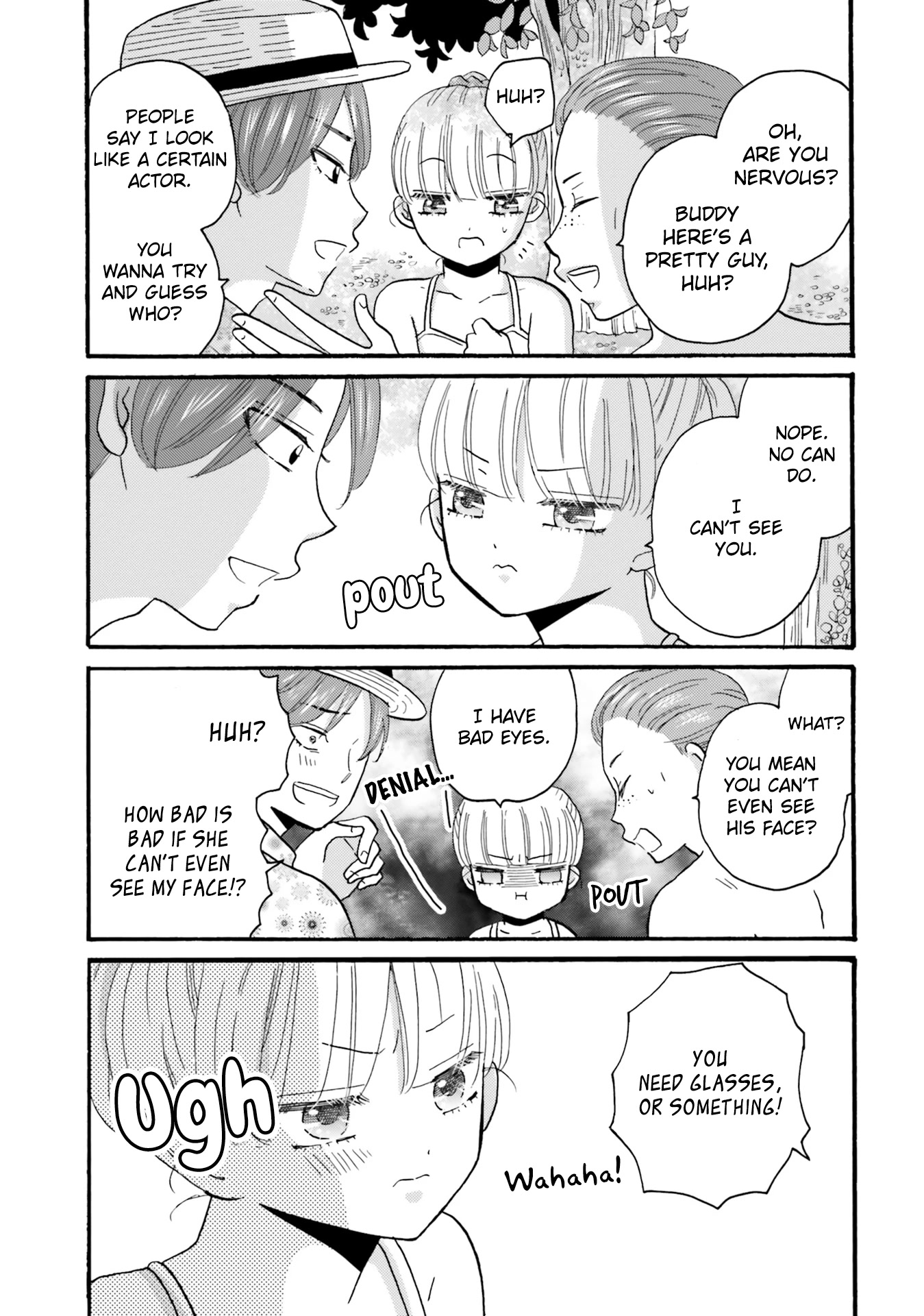 Yankee-kun and the White Cane Girl Chapter 109 page 14 - Chapter 109: First Time at the Beach ①