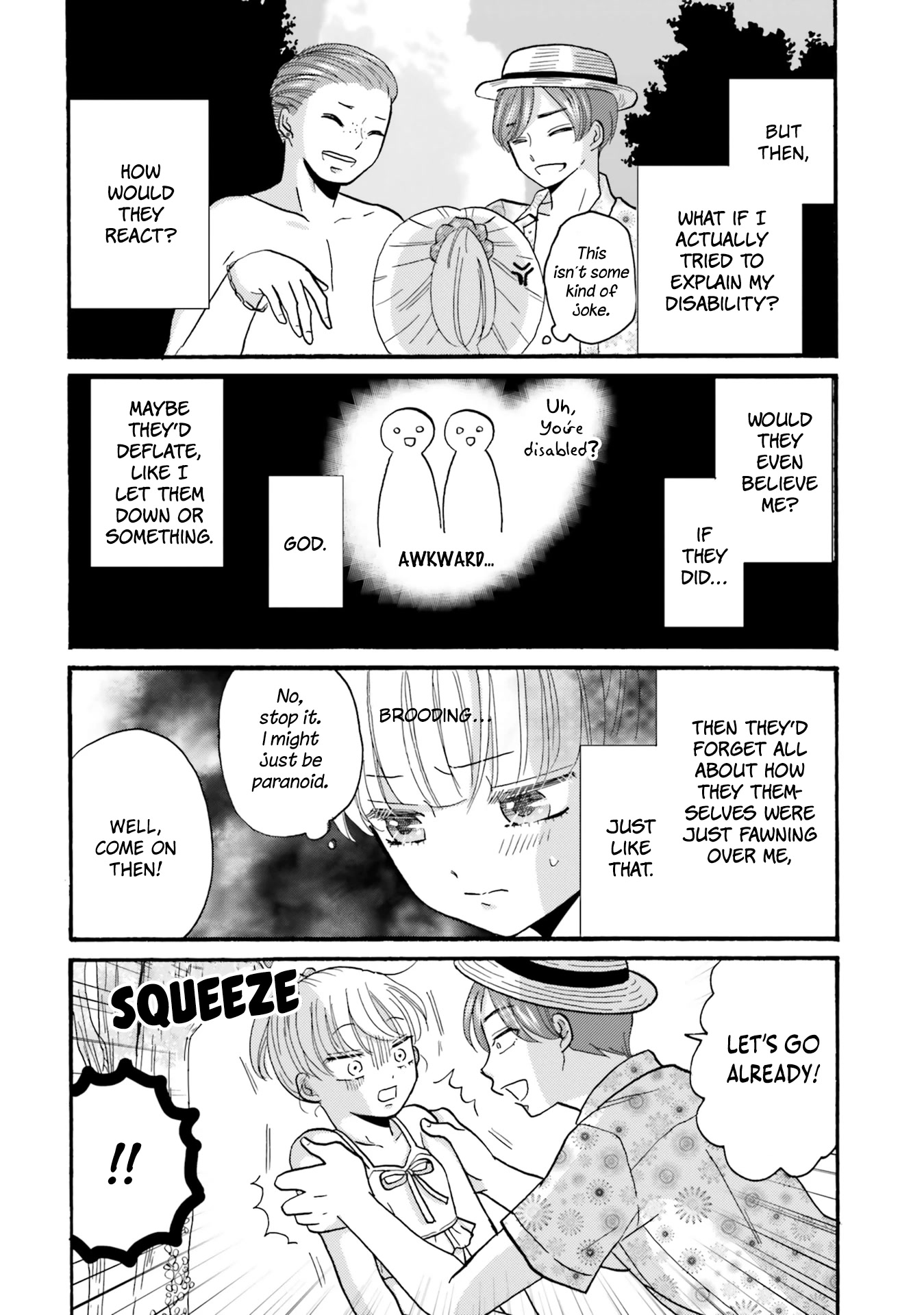 Yankee-kun and the White Cane Girl Chapter 109 page 15 - Chapter 109: First Time at the Beach ①