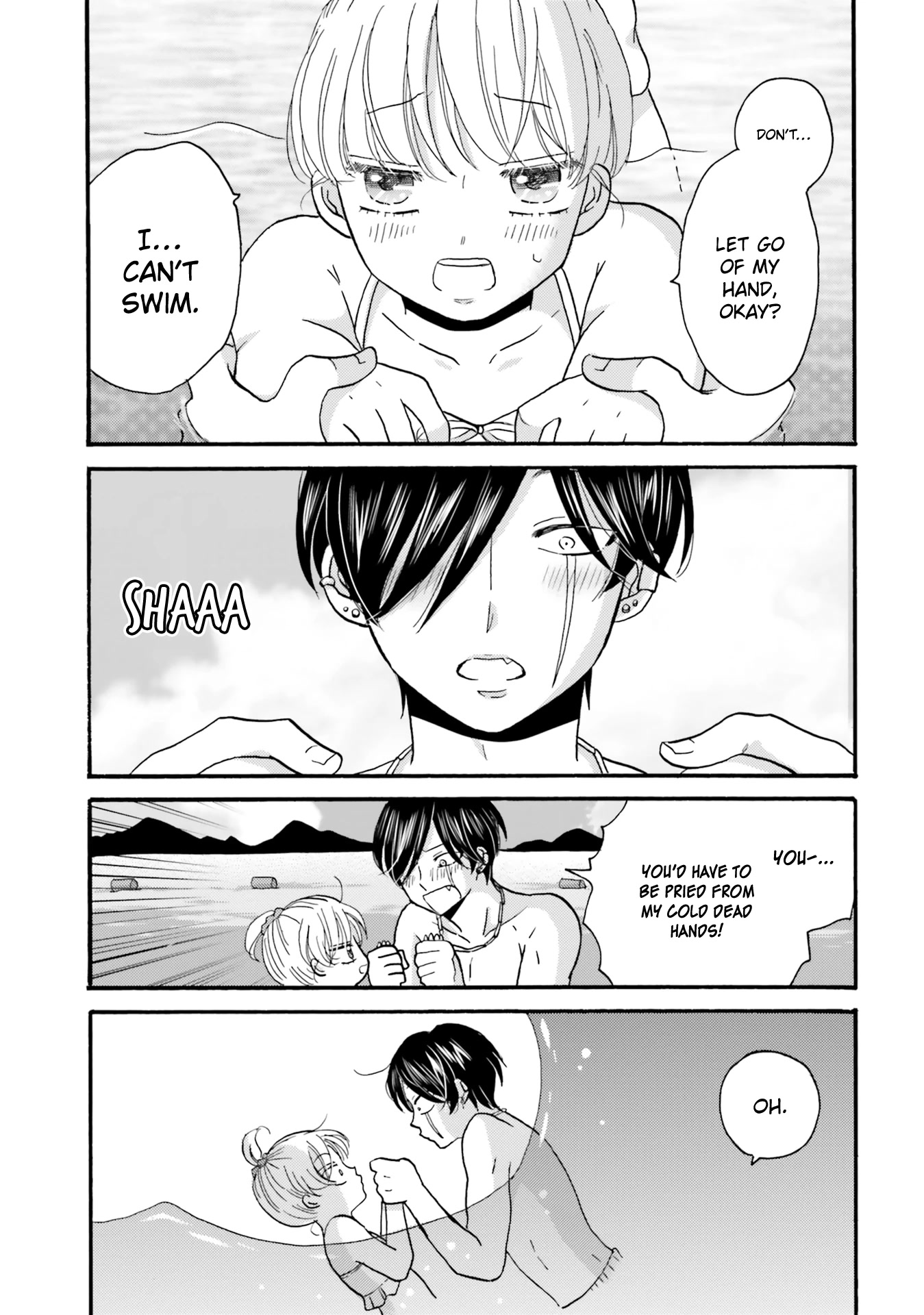 Yankee-kun and the White Cane Girl Chapter 110 page 12 - Chapter 110: First Time at the Beach ②