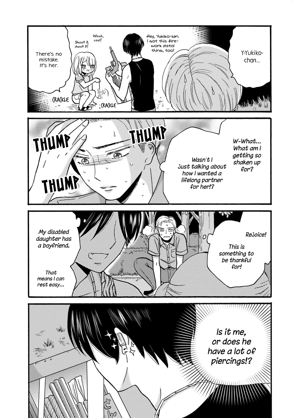 Yankee-kun and the White Cane Girl Chapter 112 page 14 - Chapter 112: A Father’s Lament ①