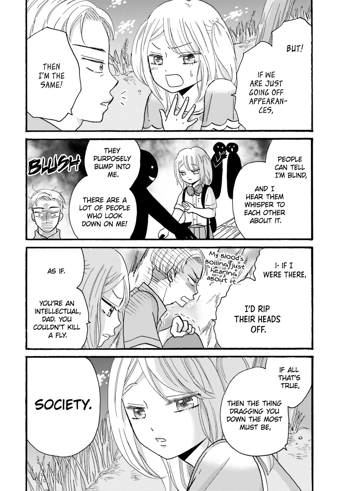 Yankee-kun and the White Cane Girl Chapter 113 page 12 - Chapter 113: A Father's Lament ②