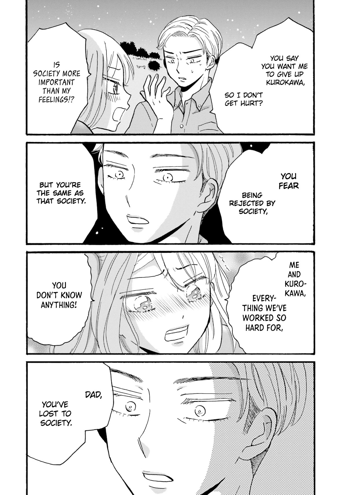 Yankee-kun and the White Cane Girl Chapter 113 page 16 - Chapter 113: A Father's Lament ②