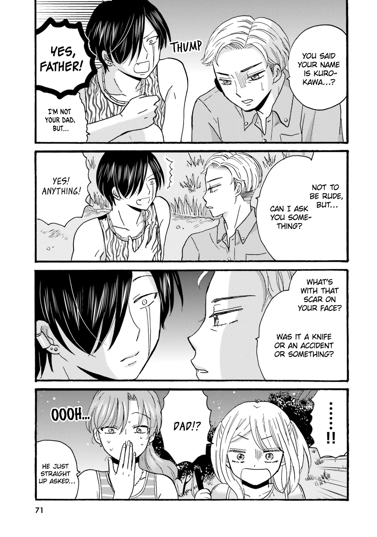 Yankee-kun and the White Cane Girl Chapter 113 page 7 - Chapter 113: A Father's Lament ②