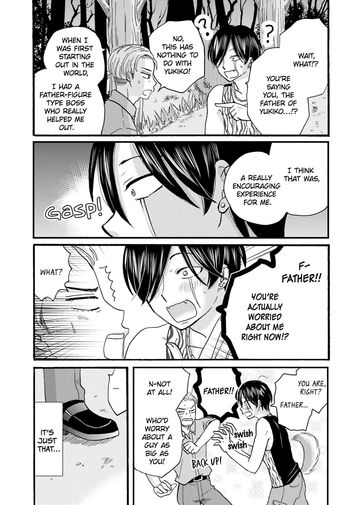 Yankee-kun and the White Cane Girl Chapter 114 page 15 - Chapter 114: My Daughter's Boyfriend