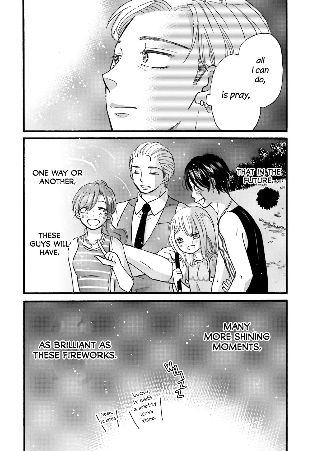 Yankee-kun and the White Cane Girl Chapter 116 page 14 - Chapter 116: Fireworks ②