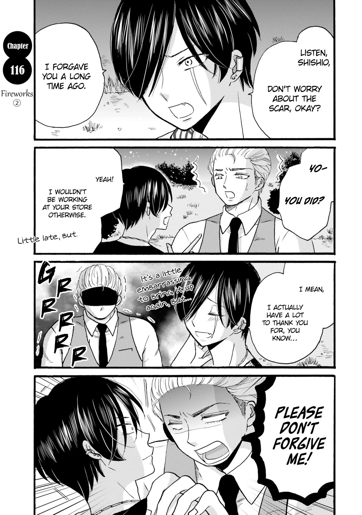 Yankee-kun and the White Cane Girl Chapter 116 page 3 - Chapter 116: Fireworks ②