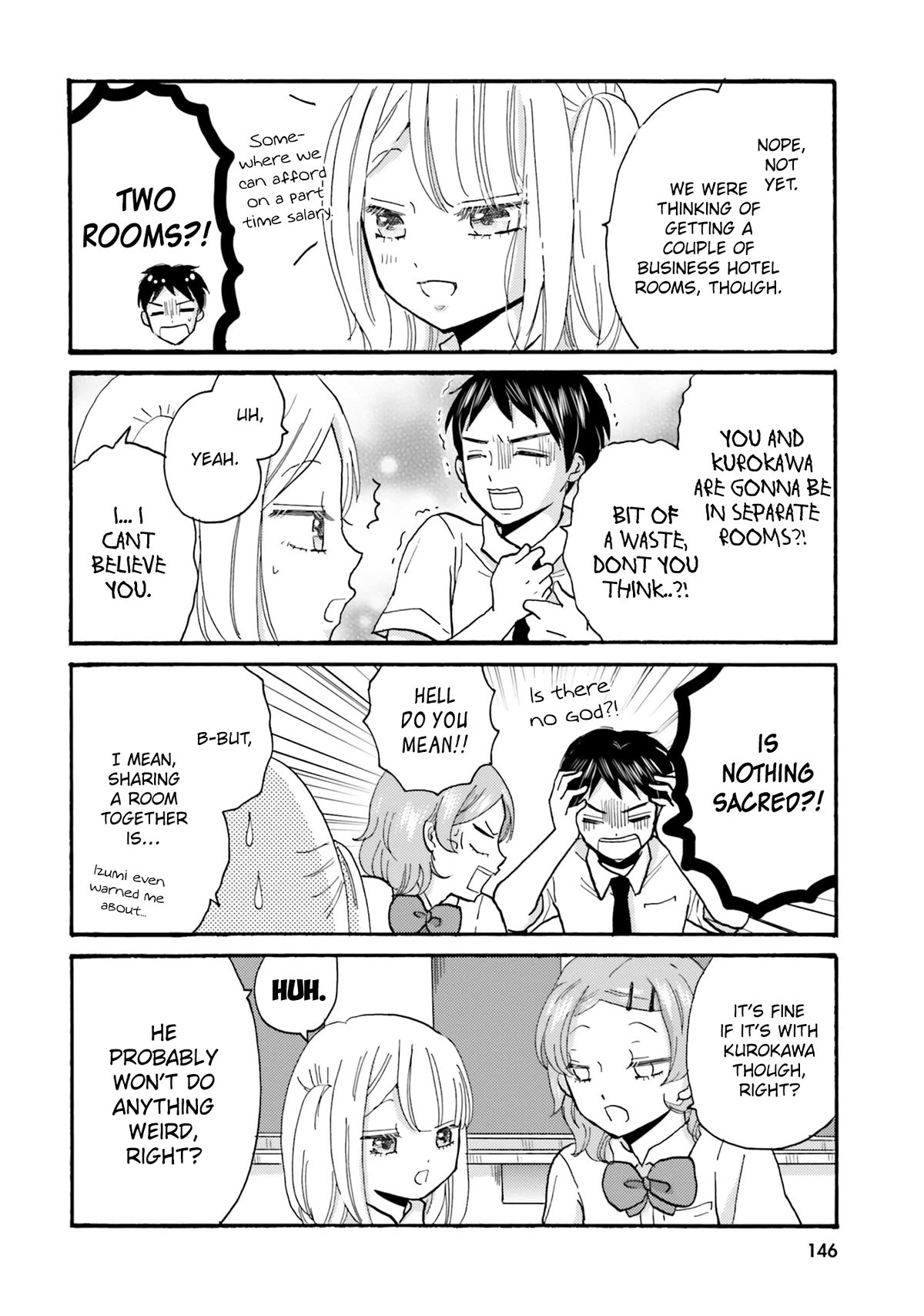 Yankee-kun and the White Cane Girl Chapter 117 page 12 - Chapter 117: First Time on a Trip ①