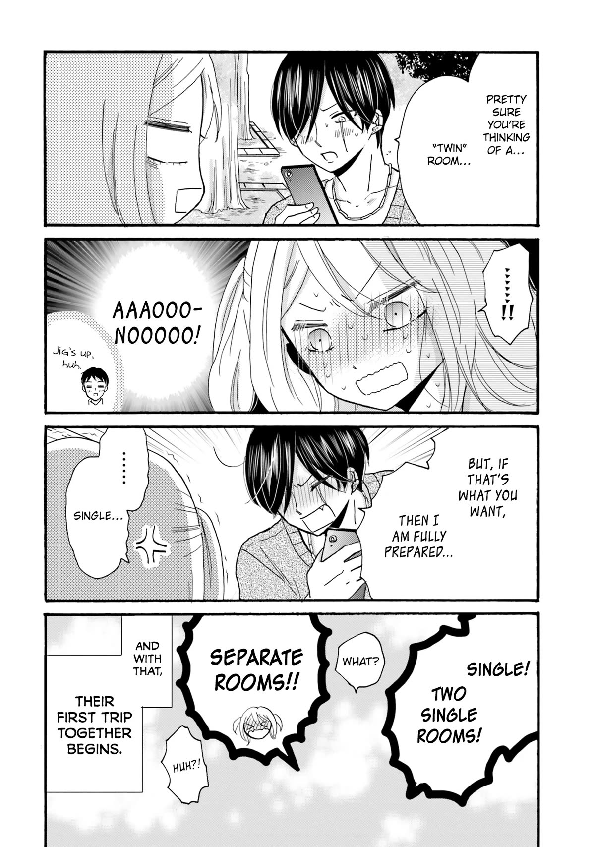 Yankee-kun and the White Cane Girl Chapter 117 page 18 - Chapter 117: First Time on a Trip ①