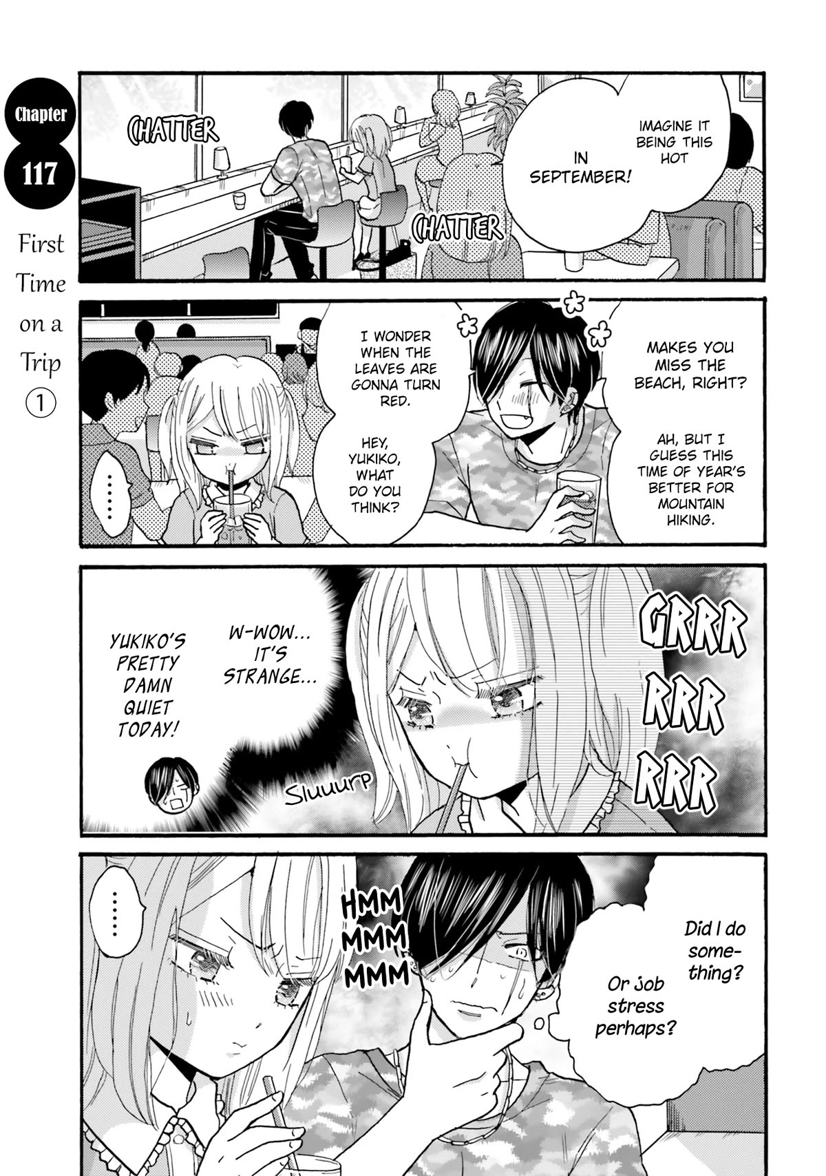 Yankee-kun and the White Cane Girl Chapter 117 page 3 - Chapter 117: First Time on a Trip ①