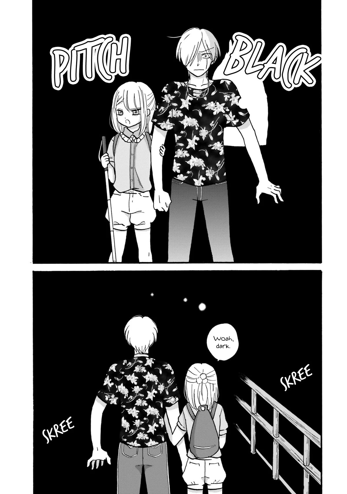 Yankee-kun and the White Cane Girl Chapter 118 page 15 - Chapter 118: First Time on a Trip ②