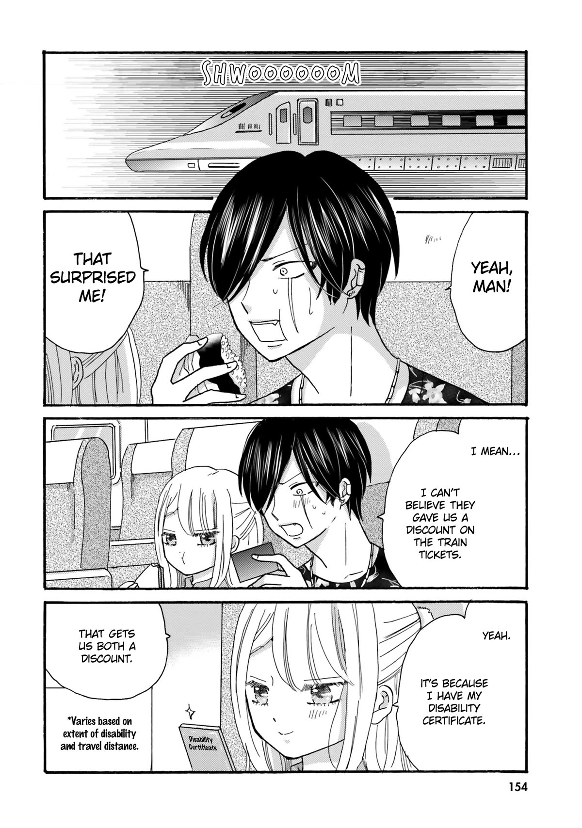 Yankee-kun and the White Cane Girl Chapter 118 page 4 - Chapter 118: First Time on a Trip ②
