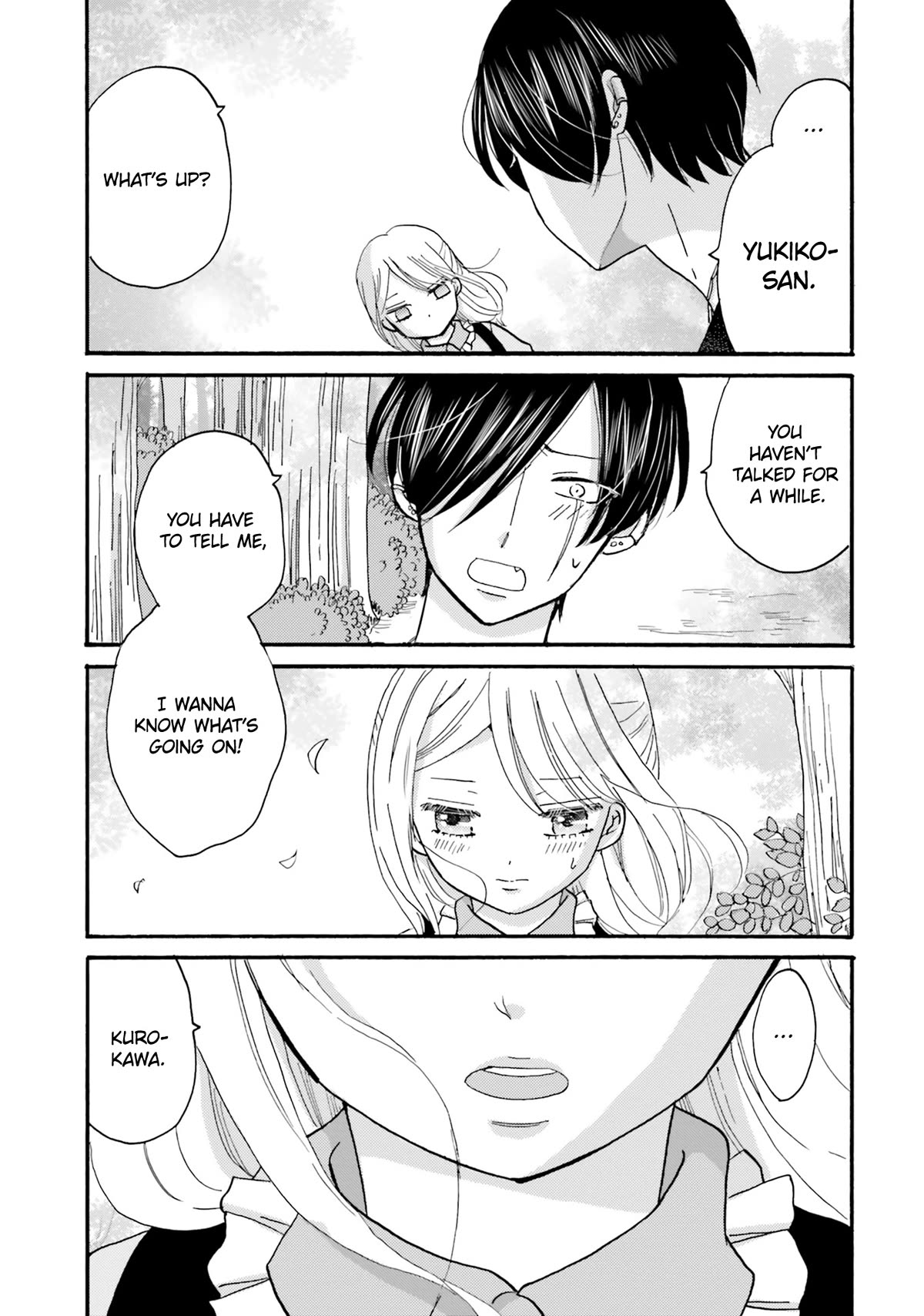 Yankee-kun and the White Cane Girl Chapter 119 page 21 - Chapter 119: You Don't Need to Say a Thing ①