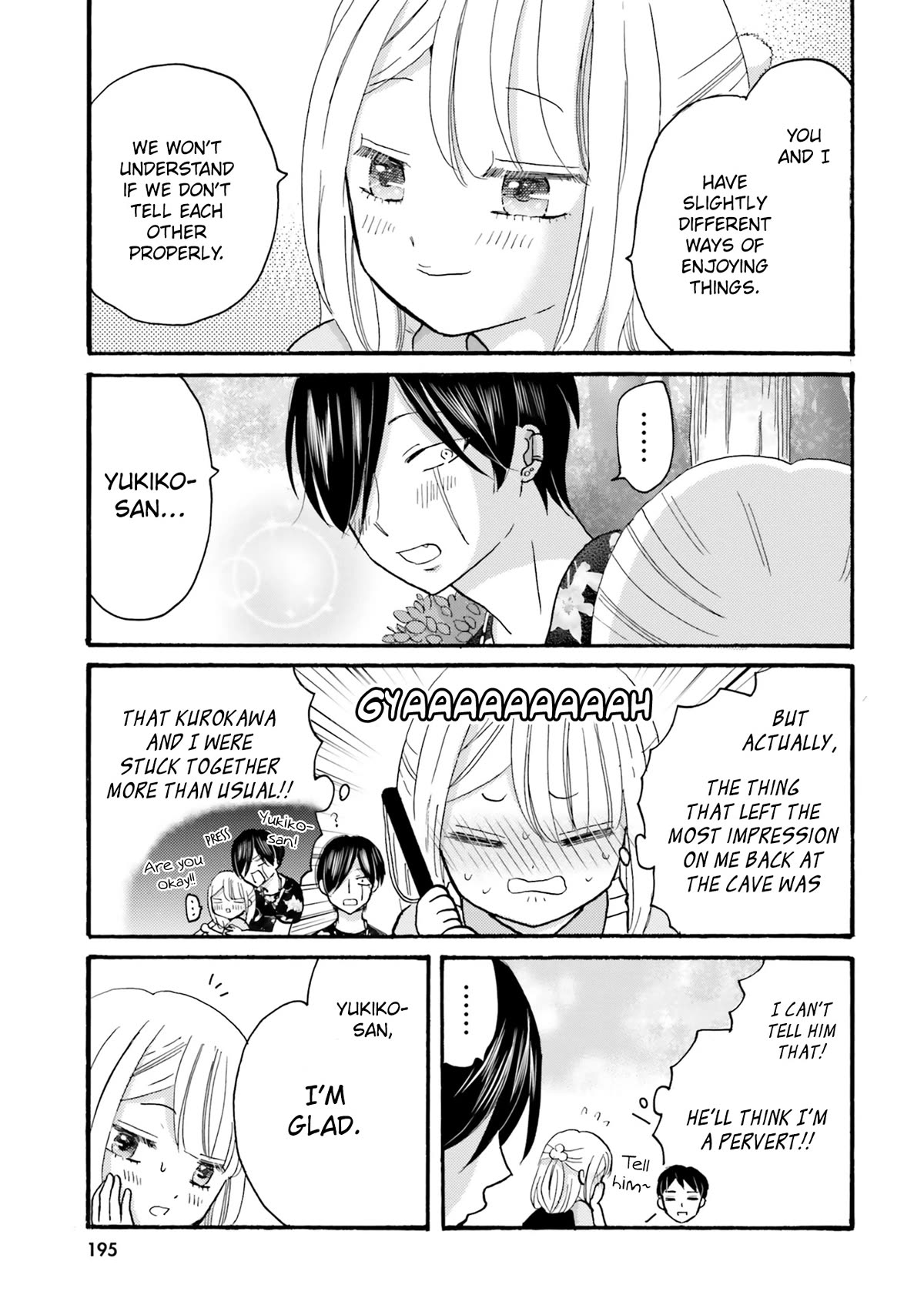 Yankee-kun and the White Cane Girl Chapter 120 page 11 - Chapter 120: You Don't Have to Say a Thing ②