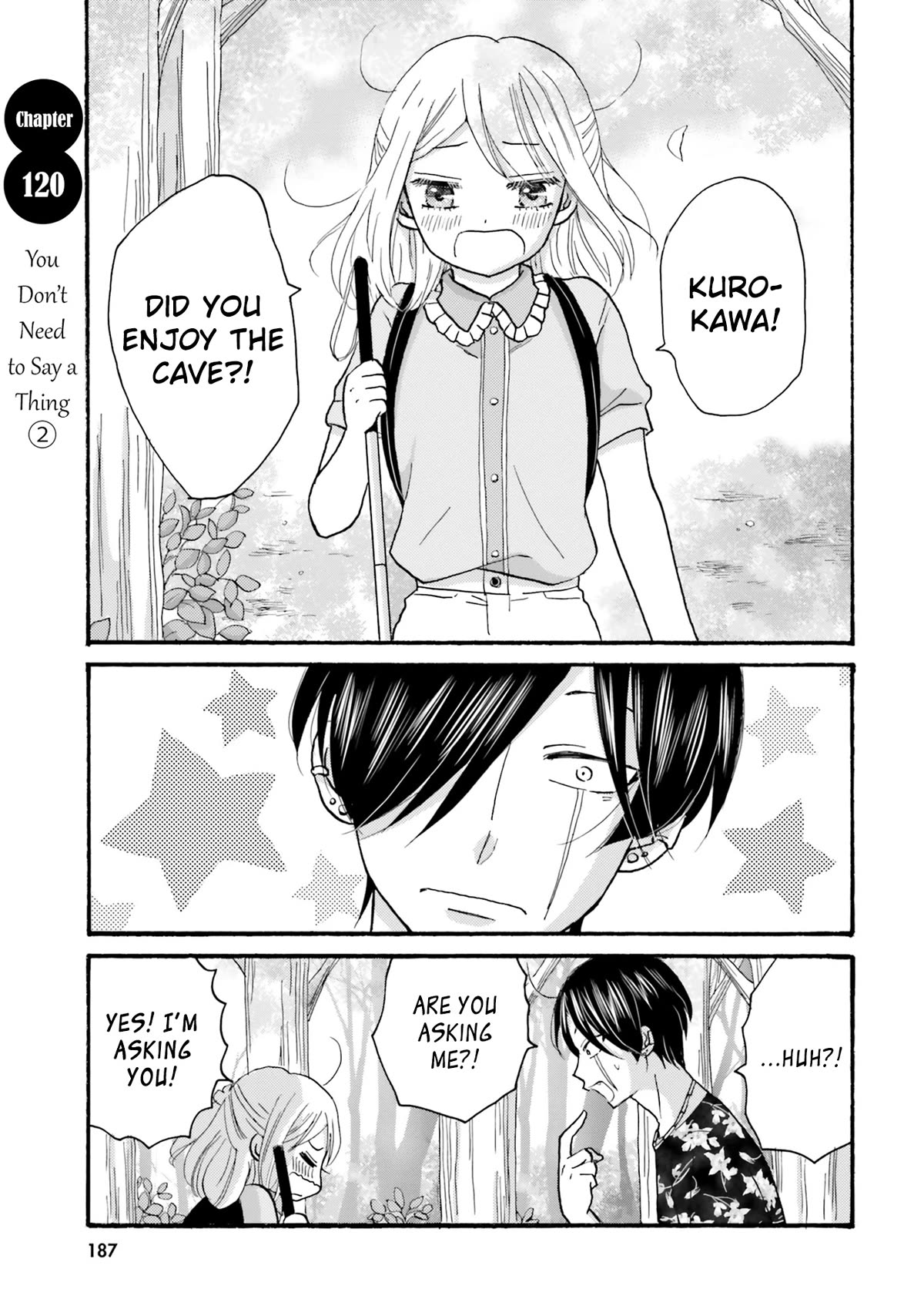 Yankee-kun and the White Cane Girl Chapter 120 page 3 - Chapter 120: You Don't Have to Say a Thing ②