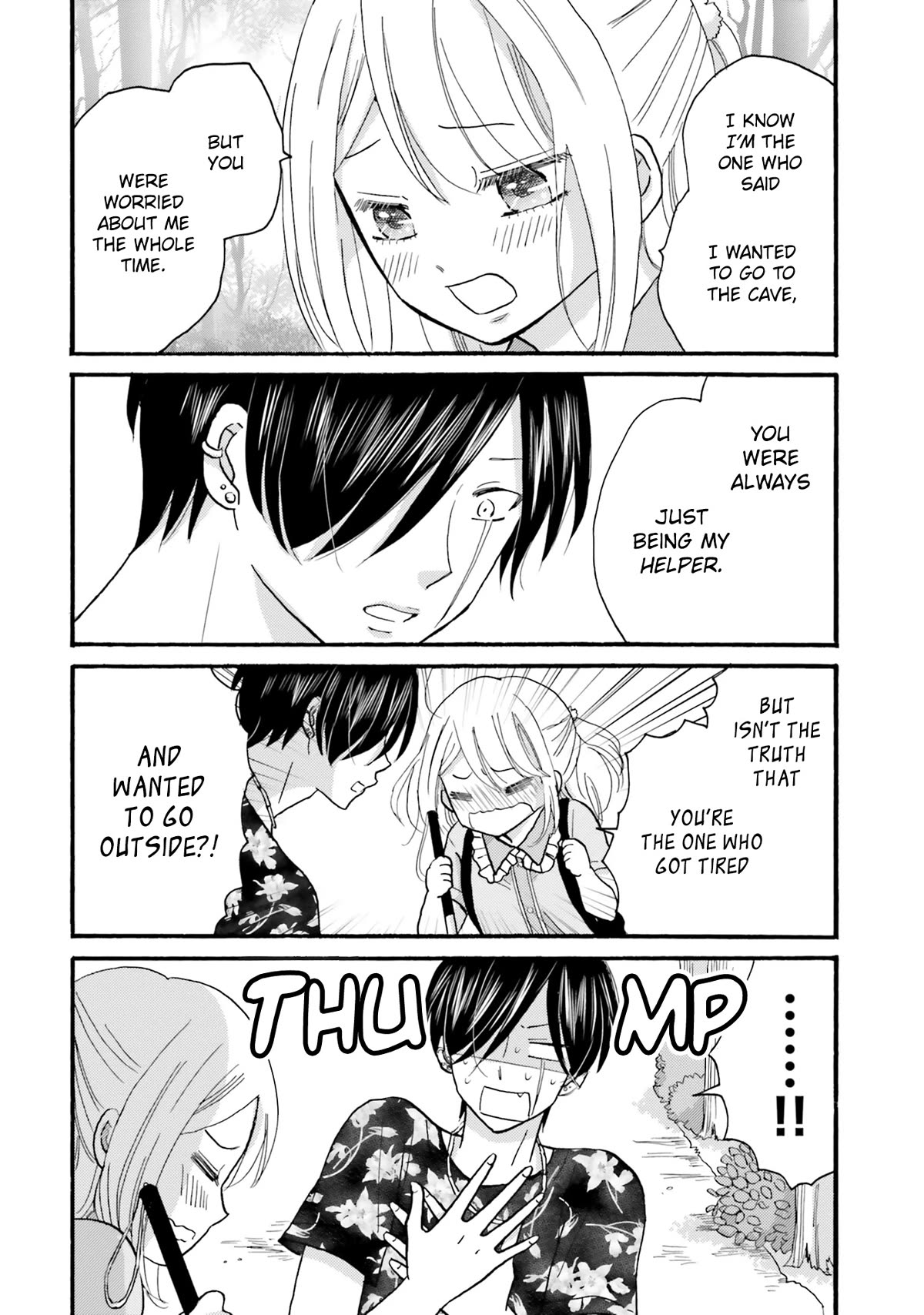 Yankee-kun and the White Cane Girl Chapter 120 page 4 - Chapter 120: You Don't Have to Say a Thing ②
